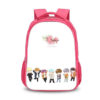 16‘’BTS Backpack School Bag Red