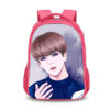 16‘’BTS Backpack School Bag Red