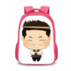 16‘’BTS Backpack School Bag Red