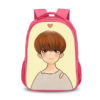 16‘’BTS Backpack School Bag Red