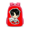 16‘’BTS Backpack School Bag Red