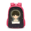 16‘’BTS Backpack School Bag Red