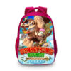 16Donkey Kong Backpack School Bag Red