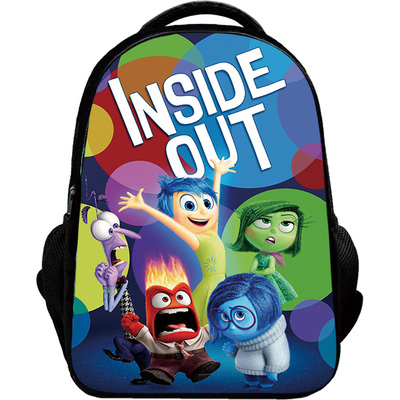 Inside Out Backpack Kids Youth Student High Capacity Waterproof School ...