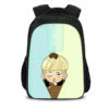 16‘’BTS Backpack School Bag Black