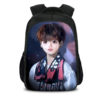 16‘’BTS Backpack School Bag Black