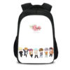 16‘’BTS Backpack School Bag Black