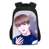 16‘’BTS Backpack School Bag Black