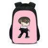 16‘’BTS Backpack School Bag Black