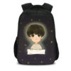 16‘’BTS Backpack School Bag Black