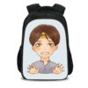 16‘’BTS Backpack School Bag Black