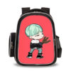 16‘’BTS Backpack School Bag Black Big Side Bag