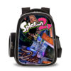 16‘’Splatoon 2 Backpack School Bag Black Big Side Bag