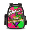 16‘’Splatoon 2 Backpack School Bag Black Big Side Bag