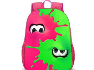 16‘’Splatoon 2 Backpack School Bag Red