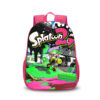 16‘’Splatoon 2 Backpack School Bag Red