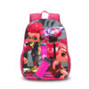 16‘’Splatoon 2 Backpack School Bag Red