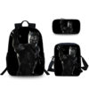 16″Black Panther Backpack School Bag Combo