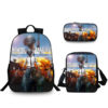 16″PUBG Backpack School Bag Combo