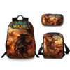 16″World of Warcraft WOW Backpack School Bag Combo