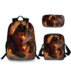 16″World of Warcraft WOW Backpack School Bag Combo