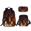 16″World of Warcraft WOW Backpack School Bag Combo