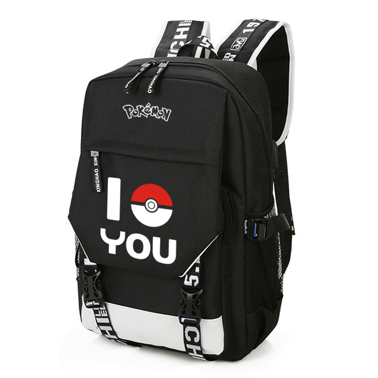 backpacks with black characters