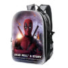 16 " Deadpool Backpack School Bag