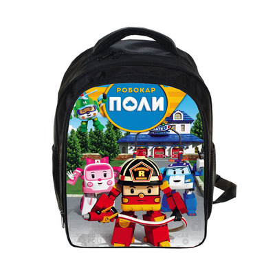 13 Traffic Safety With Poli Backpack School Bag Baganime baganime