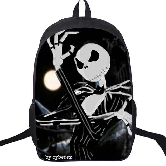 16″The Nightmare Before Christmas Backpack School Bag - Baganime