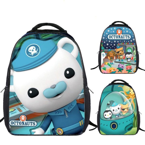 The Octonauts Backpack Kids Youth Student High Capacity Waterproof ...