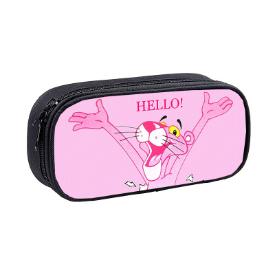 Pink Panther Pen Case Student’s Large Capacity Pencil Bag - Baganime