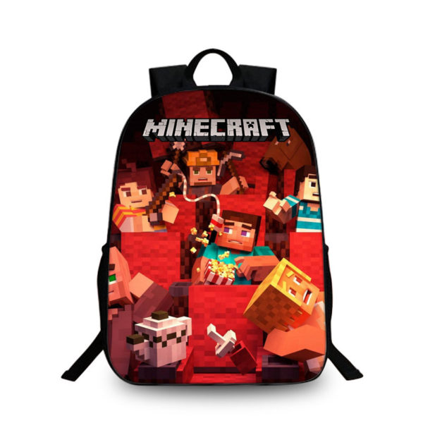 16″ Minecraft School Bag Backpack - Baganime