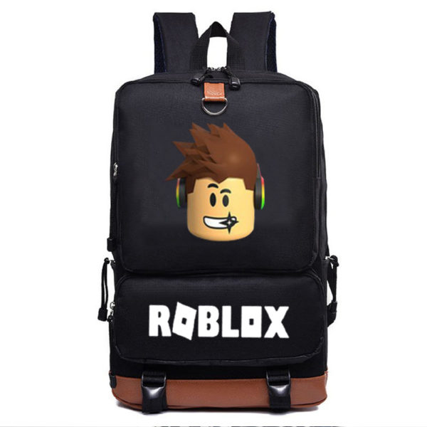18 Roblox Canvas Backpack Shoulder School Bag Baganime - roblox backpack for school
