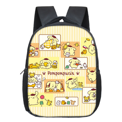 12 Inch Pom Pom Purin Children’s Backpack Kids School Cute Daily Bag ...