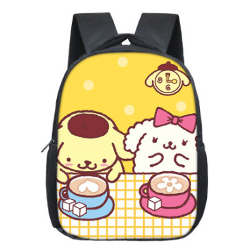 12 Inch Pom Pom Purin Children’s Backpack Kids School Cute Daily Bag ...