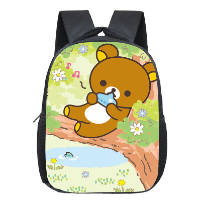 12 Inch Rilakkuma Children’s Backpack Kids School Cute Daily Bag ...