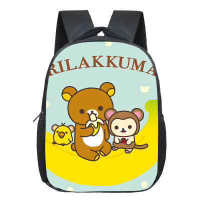 12 Inch Rilakkuma Children’s Backpack Kids School Cute Daily Bag ...