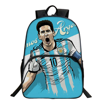 Messi CR Neymar Backpack School Bag - Baganime