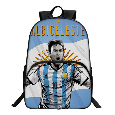 Messi CR Neymar Backpack School Bag - Baganime