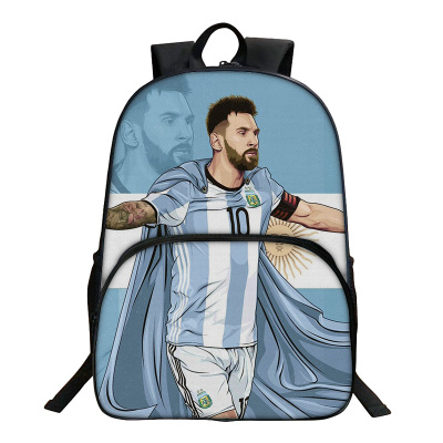 Messi CR Neymar Backpack School Bag - Baganime