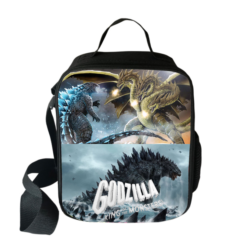 Godzilla King of the Monsters Lunch Bag Outdoor Picnic Bag - Baganime