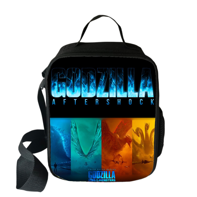 Godzilla King of the Monsters Lunch Bag Outdoor Picnic Bag - Baganime