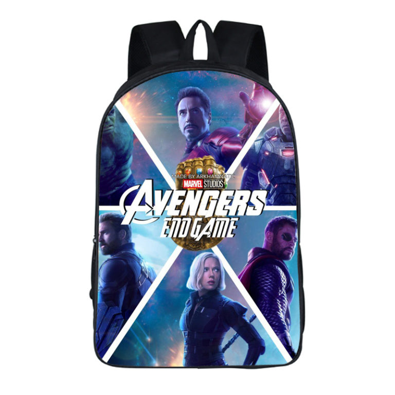 16″Avengers Endgame Backpack School Bag – Baganime