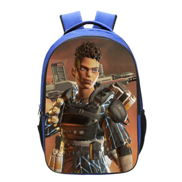 Apex legends Backpack School Bag Blue - Baganime