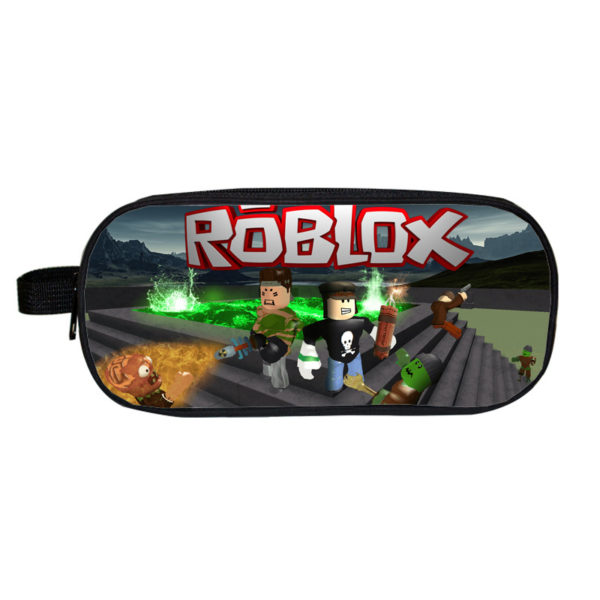 Roblox Pencil Case Student S Large Capacity Pen Bag Baganime - details about game roblox r logo canvas pencil case stationery pen bag makeup pouch