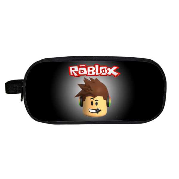 Roblox Pencil Case Student S Large Capacity Pen Bag Baganime - hot game roblox noob pencil case pen stationery bag school