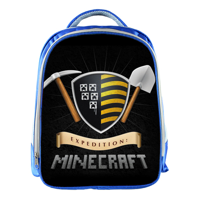 blue minecraft backpack