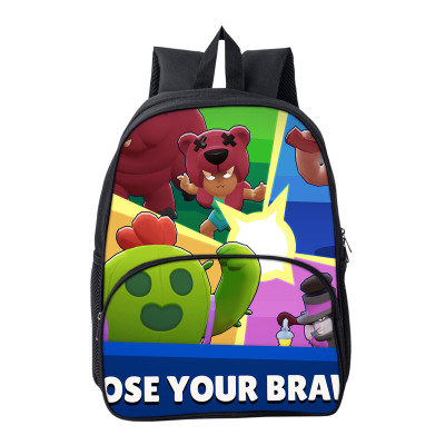 16 Brawl Stars Backpack School Bag For Teenagers Student Baganime - brawl stars school students backpacks