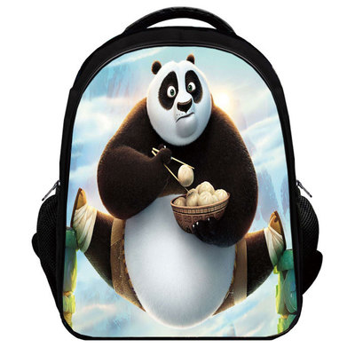 Kung Fu Panda Backpack Kids Youth Student High Capacity Waterproof ...